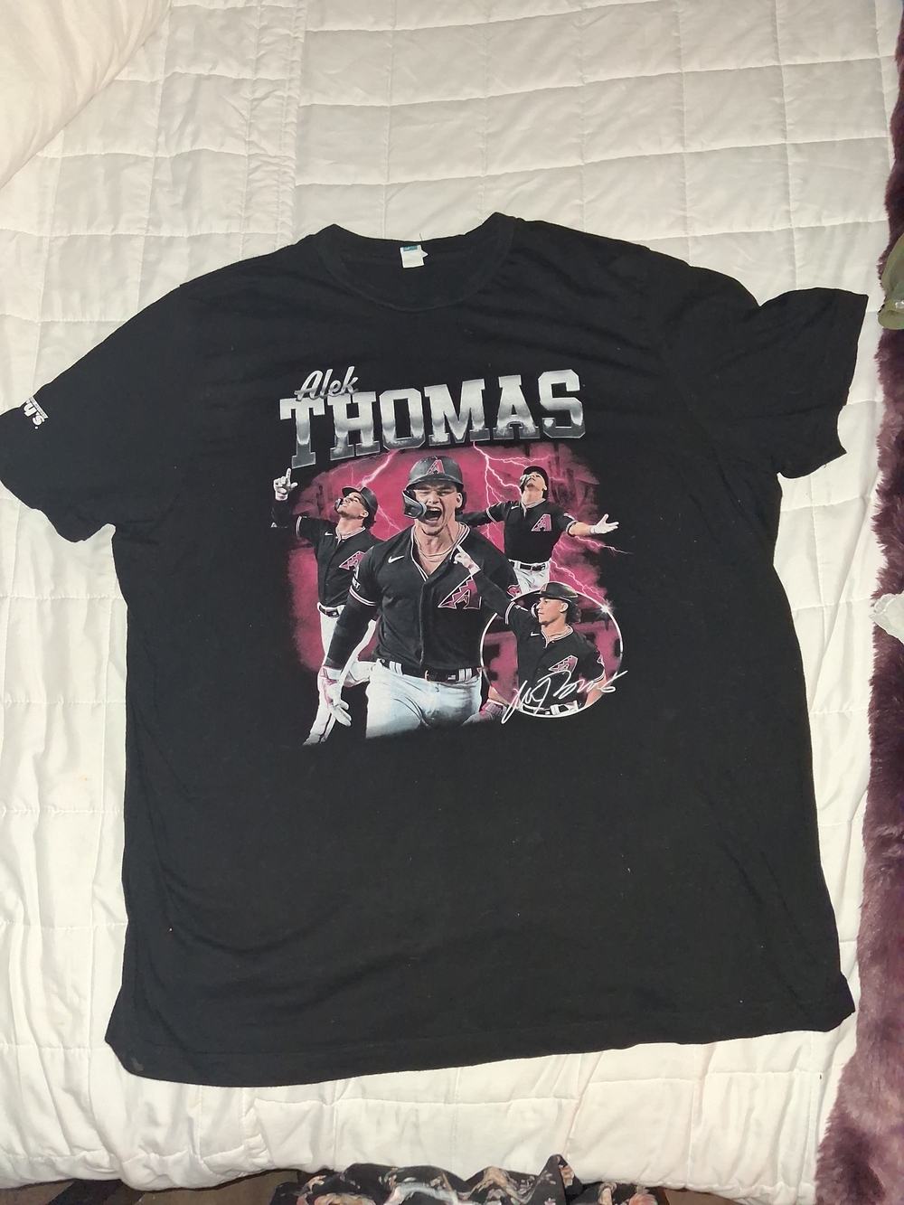 Champion Black Alex Thomas Graphic Short Sleeve Tee
